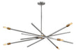 Hinkley Canada - LED Chandelier - Archer - Brushed Nickel- Union Lighting Luminaires Decor