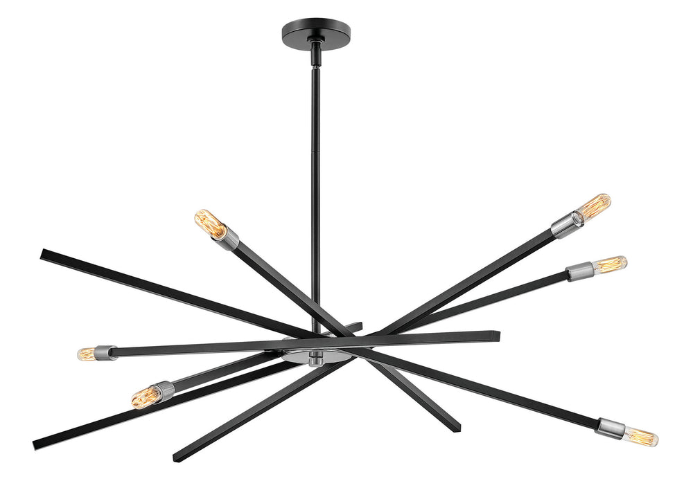 Hinkley Canada - LED Chandelier - Archer - Satin Black- Union Lighting Luminaires Decor