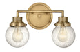 Hinkley Canada - LED Vanity - Poppy - Heritage Brass- Union Lighting Luminaires Decor