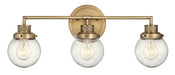 Hinkley Canada - LED Vanity - Poppy - Heritage Brass- Union Lighting Luminaires Decor