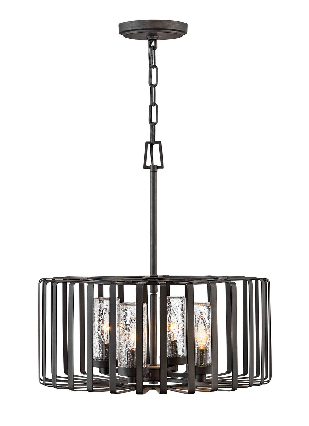 Hinkley Canada - LED Chandelier - Reid - Brushed Graphite- Union Lighting Luminaires Decor