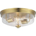 Progress Canada - Two Light Flush Mount - Blakely - Brushed Bronze- Union Lighting Luminaires Decor
