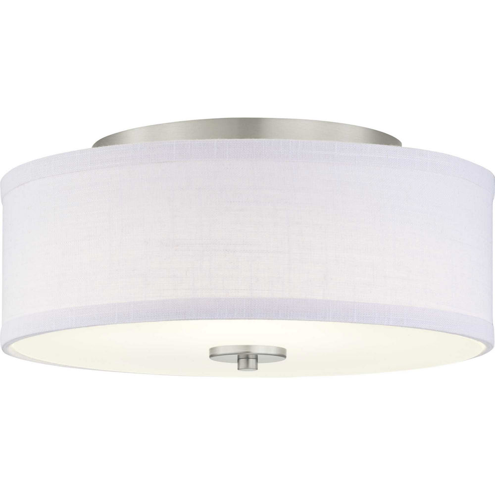 Progress Canada - LED Semi-Flush - Inspire LED - Brushed Nickel- Union Lighting Luminaires Decor