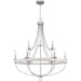 Progress Canada - Nine Light Chandelier - Gulliver - Galvanized- Union Lighting Luminaires Decor