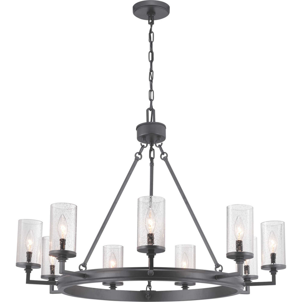 Progress Canada - Nine Light Chandelier - Gresham - Graphite- Union Lighting Luminaires Decor