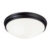 Capital Lighting - Two Light Flush Mount - Hansen - Matte Black- Union Lighting Luminaires Decor