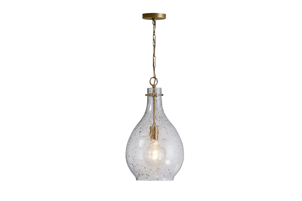 Capital Lighting - One Light Pendant - Rabun - Patinaed Brass- Union Lighting Luminaires Decor