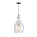 Capital Lighting - One Light Pendant - Rabun - Polished Pewter- Union Lighting Luminaires Decor