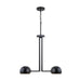 Capital Lighting - Four Light Chandelier - Hadley - Matte Black- Union Lighting Luminaires Decor
