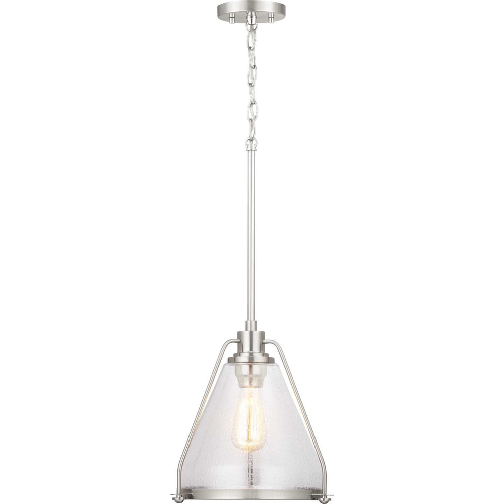 Progress Canada - One Light Pendant - Range - Brushed Nickel- Union Lighting Luminaires Decor