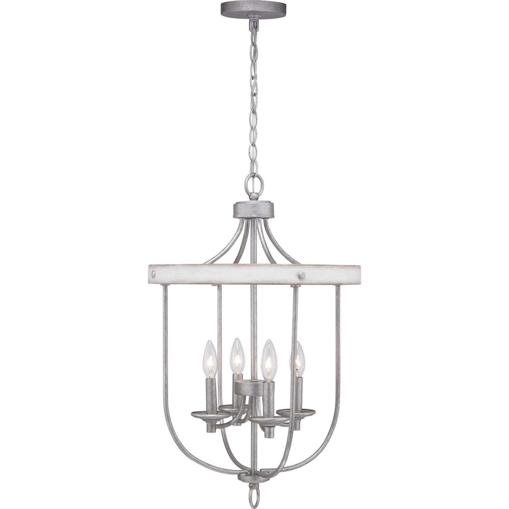 Progress Canada - Four Light Foyer Pendant - Gulliver - Galvanized- Union Lighting Luminaires Decor
