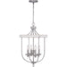 Progress Canada - Four Light Foyer Pendant - Gulliver - Galvanized- Union Lighting Luminaires Decor