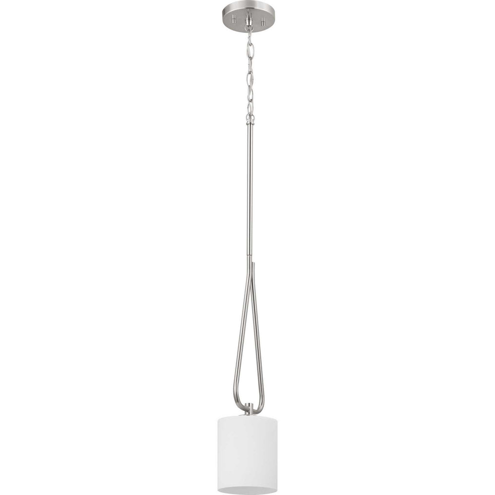 Progress Canada - One Light Mini-Pendant - Tobin - Brushed Nickel- Union Lighting Luminaires Decor