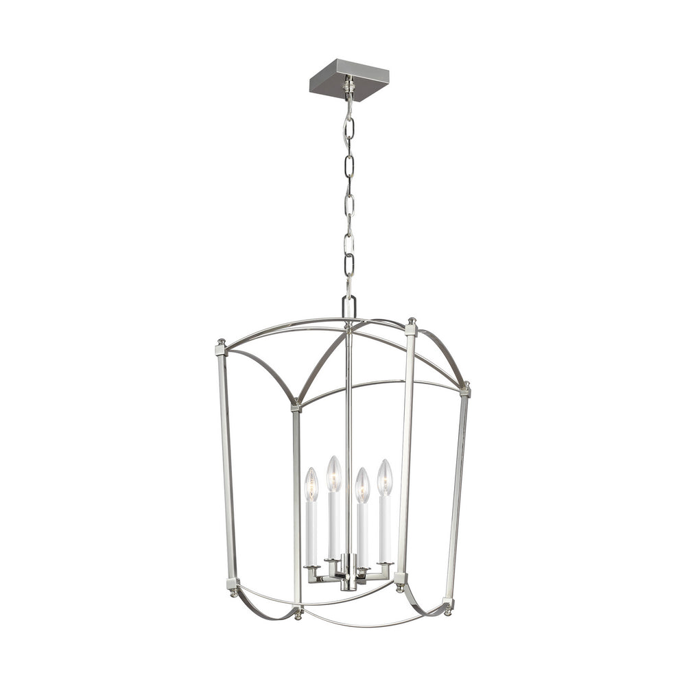 Visual Comfort Studio Canada - Four Light Lantern - Thayer - Polished Nickel- Union Lighting Luminaires Decor