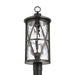 Generation Lighting Canada. - Three Light Outdoor Post Lantern - Millbrooke - Antique Bronze- Union Lighting Luminaires Decor