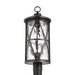 Generation Lighting Canada - Three Light Outdoor Post Lantern - Millbrooke - Antique Bronze- Union Lighting Luminaires Decor