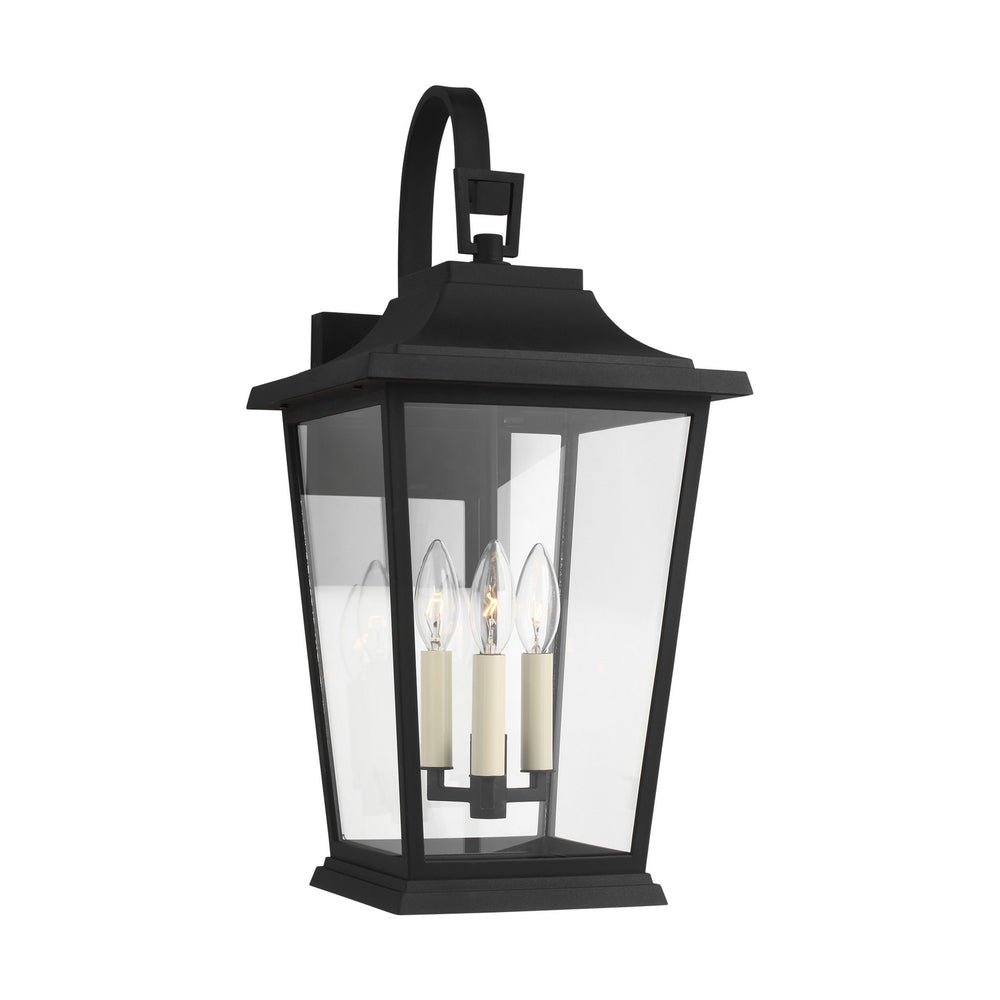 Visual Comfort Studio Canada - Three Light Lantern - Warren - Textured Black- Union Lighting Luminaires Decor