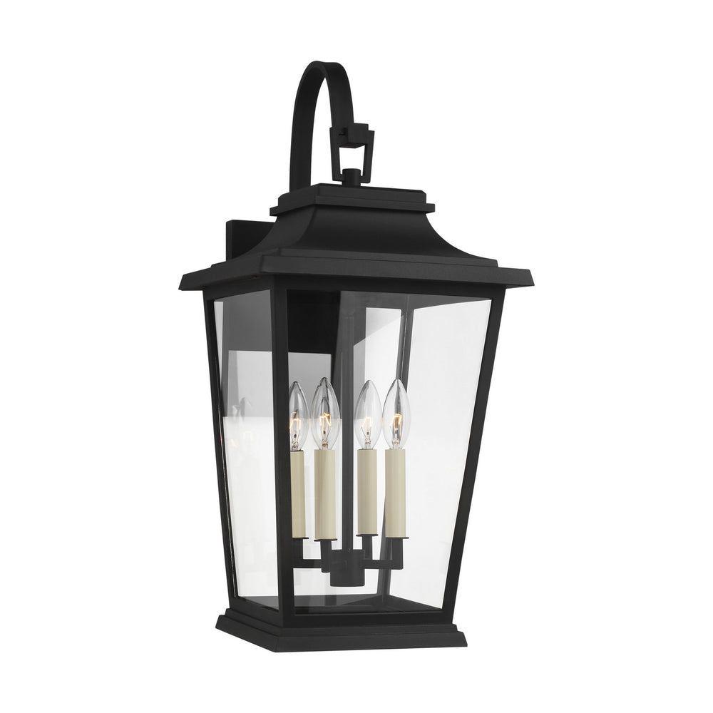 Visual Comfort Studio Canada - Four Light Lantern - Warren - Textured Black- Union Lighting Luminaires Decor
