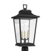 Visual Comfort Studio Canada - Three Light Post Lantern - Warren - Textured Black- Union Lighting Luminaires Decor