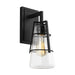 Generation Lighting Canada - One Light Wall Sconce - Adelaide - Midnight Black- Union Lighting Luminaires Decor