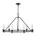 Visual Comfort Studio Canada - Nine Light Chandelier - Keystone - Aged Iron- Union Lighting Luminaires Decor