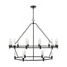 Visual Comfort Studio Canada - 18 Light Chandelier - Keystone - Aged Iron- Union Lighting Luminaires Decor