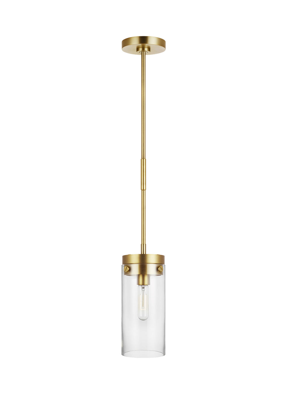 Visual Comfort Studio Canada - One Light Pendant - Garrett - Burnished Brass- Union Lighting Luminaires Decor