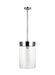 Visual Comfort Studio Canada - One Light Pendant - Garrett - Polished Nickel- Union Lighting Luminaires Decor