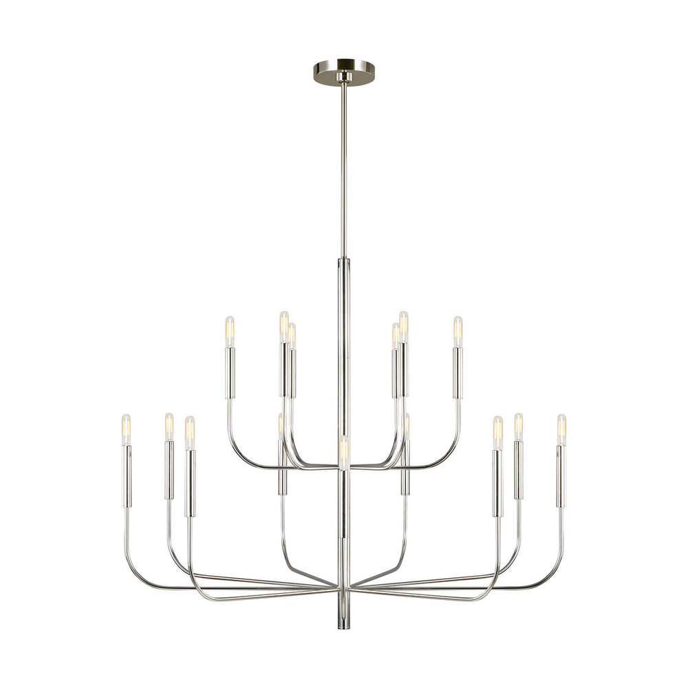 Visual Comfort Studio Canada - 15 Light Chandelier - Brianna - Polished Nickel- Union Lighting Luminaires Decor