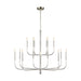 Visual Comfort Studio Canada - 15 Light Chandelier - Brianna - Polished Nickel- Union Lighting Luminaires Decor