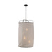 Visual Comfort Studio Canada - Four Light Pendant - Dunne - Aged Iron- Union Lighting Luminaires Decor