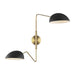 Visual Comfort Studio Canada - Two Light Wall Sconce - Jane - Midnight Black- Union Lighting Luminaires Decor