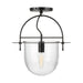 Visual Comfort Studio Canada - One Light Semi-Flush Mount - Nuance - Aged Iron- Union Lighting Luminaires Decor