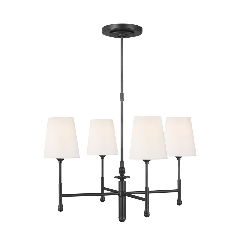 Visual Comfort Studio Canada - Four Light Chandelier - Capri - Aged Iron- Union Lighting Luminaires Decor