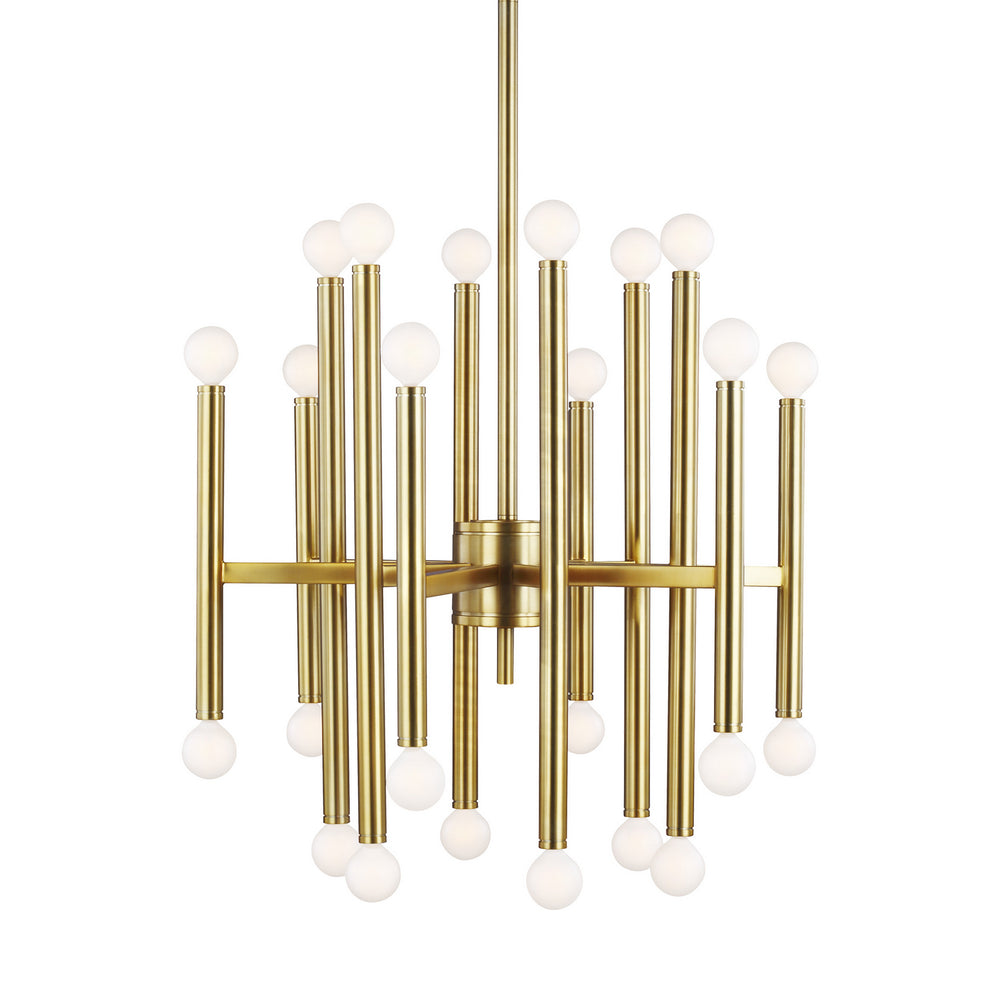 Visual Comfort Studio Canada - 24 Light Chandelier - Beckham Modern - Burnished Brass- Union Lighting Luminaires Decor