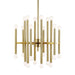 Visual Comfort Studio Canada - 24 Light Chandelier - Beckham Modern - Burnished Brass- Union Lighting Luminaires Decor