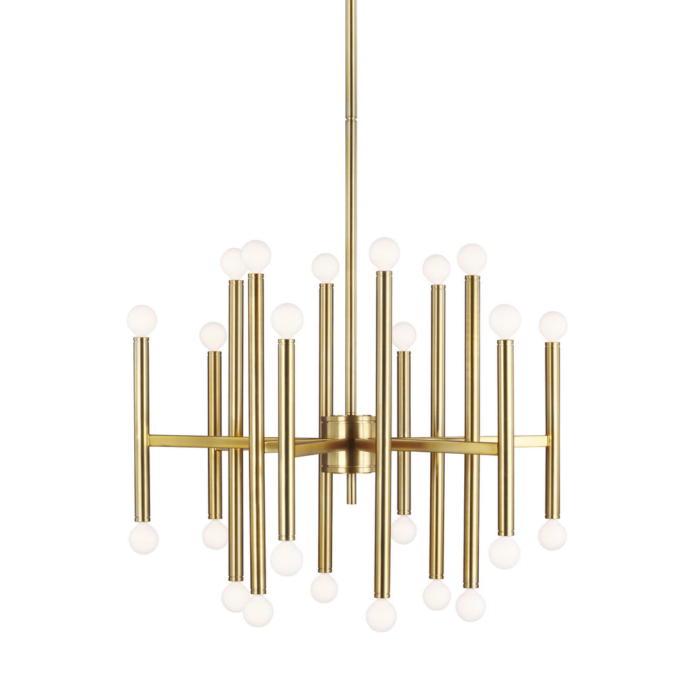 Visual Comfort Studio Canada - 24 Light Chandelier - Beckham Modern - Burnished Brass- Union Lighting Luminaires Decor