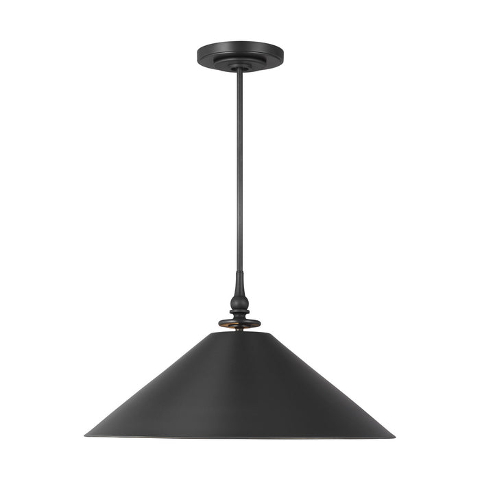 Visual Comfort Studio Canada - One Light Pendant - Capri - Aged Iron- Union Lighting Luminaires Decor