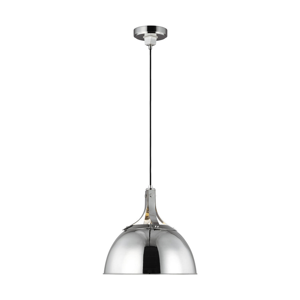 Visual Comfort Studio Canada - One Light Pendant - Logan - Polished Nickel- Union Lighting Luminaires Decor