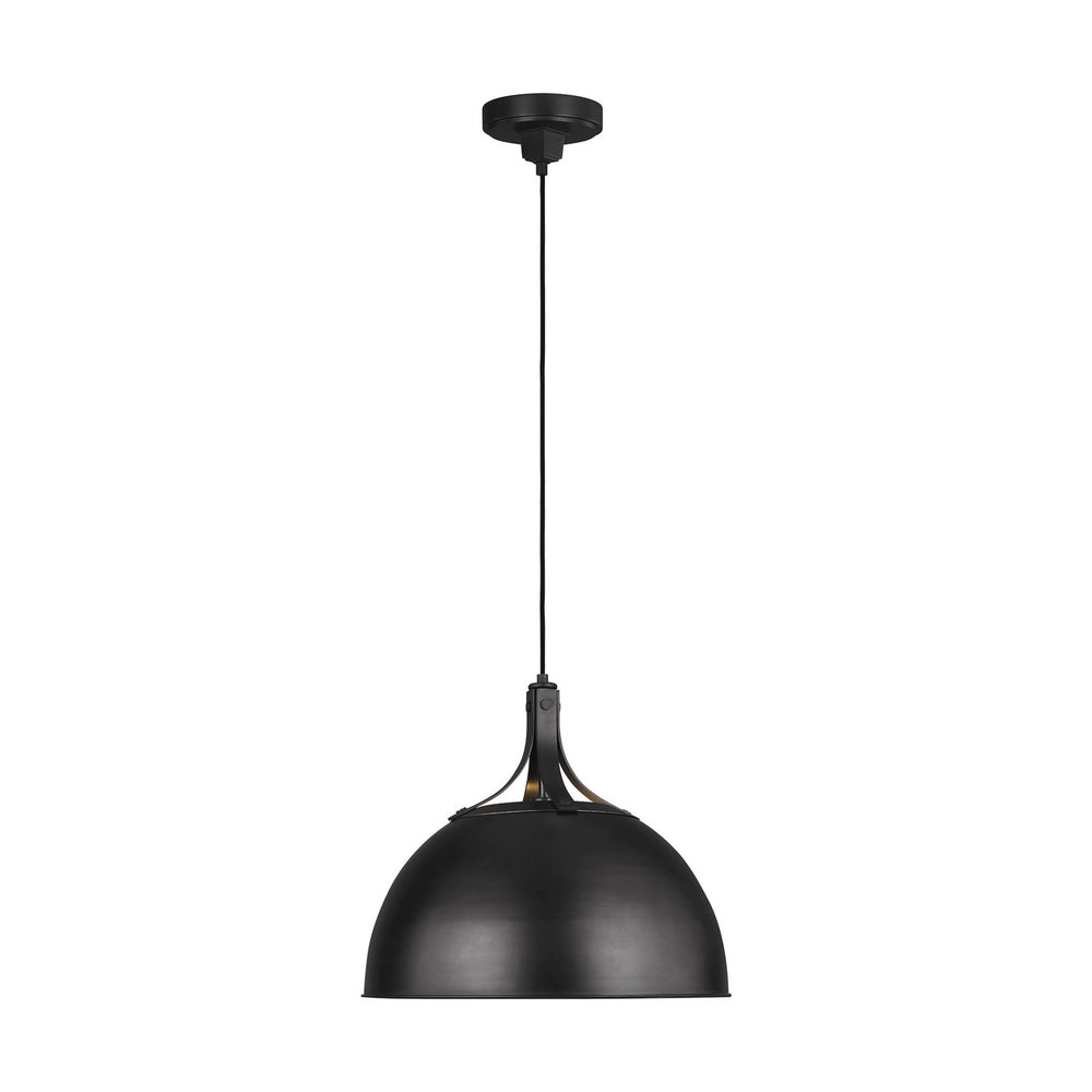 Visual Comfort Studio Canada - One Light Pendant - Logan - Aged Iron- Union Lighting Luminaires Decor