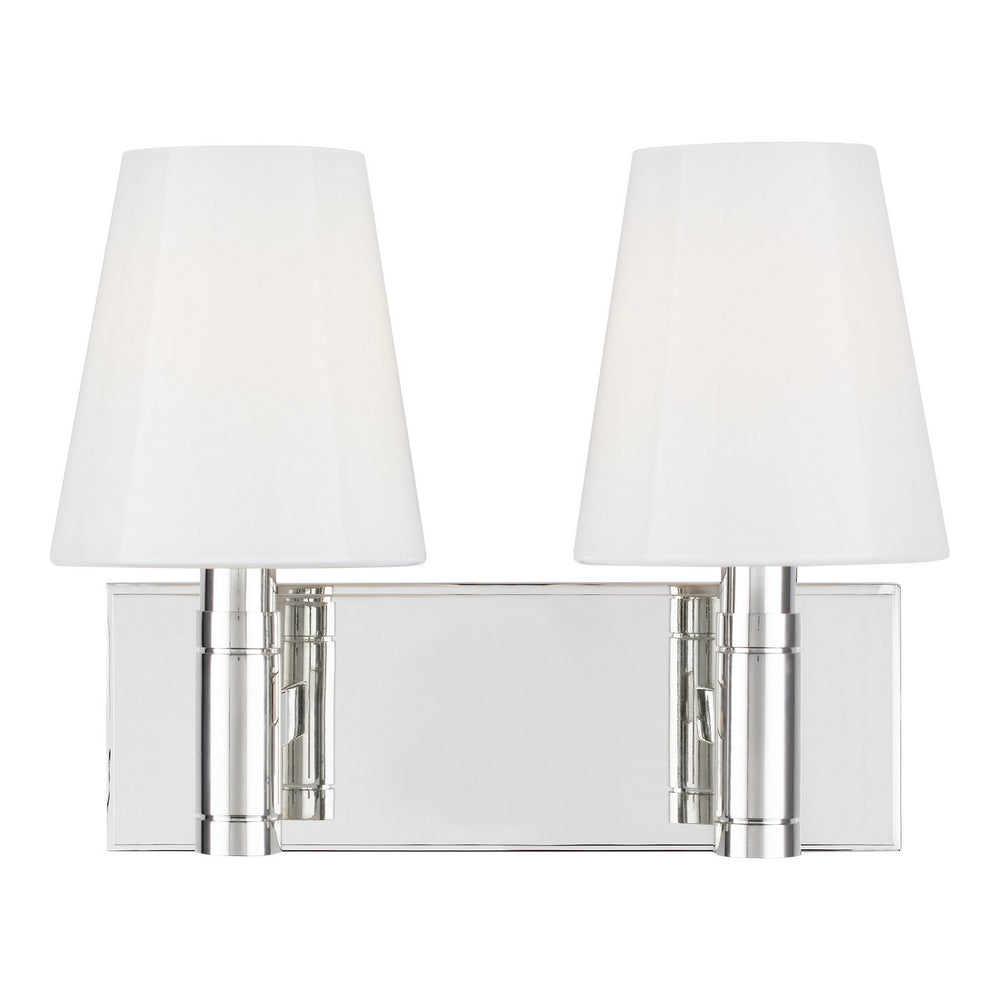 Visual Comfort Studio Canada - Two Light Vanity - Beckham Classic - Polished Nickel- Union Lighting Luminaires Decor