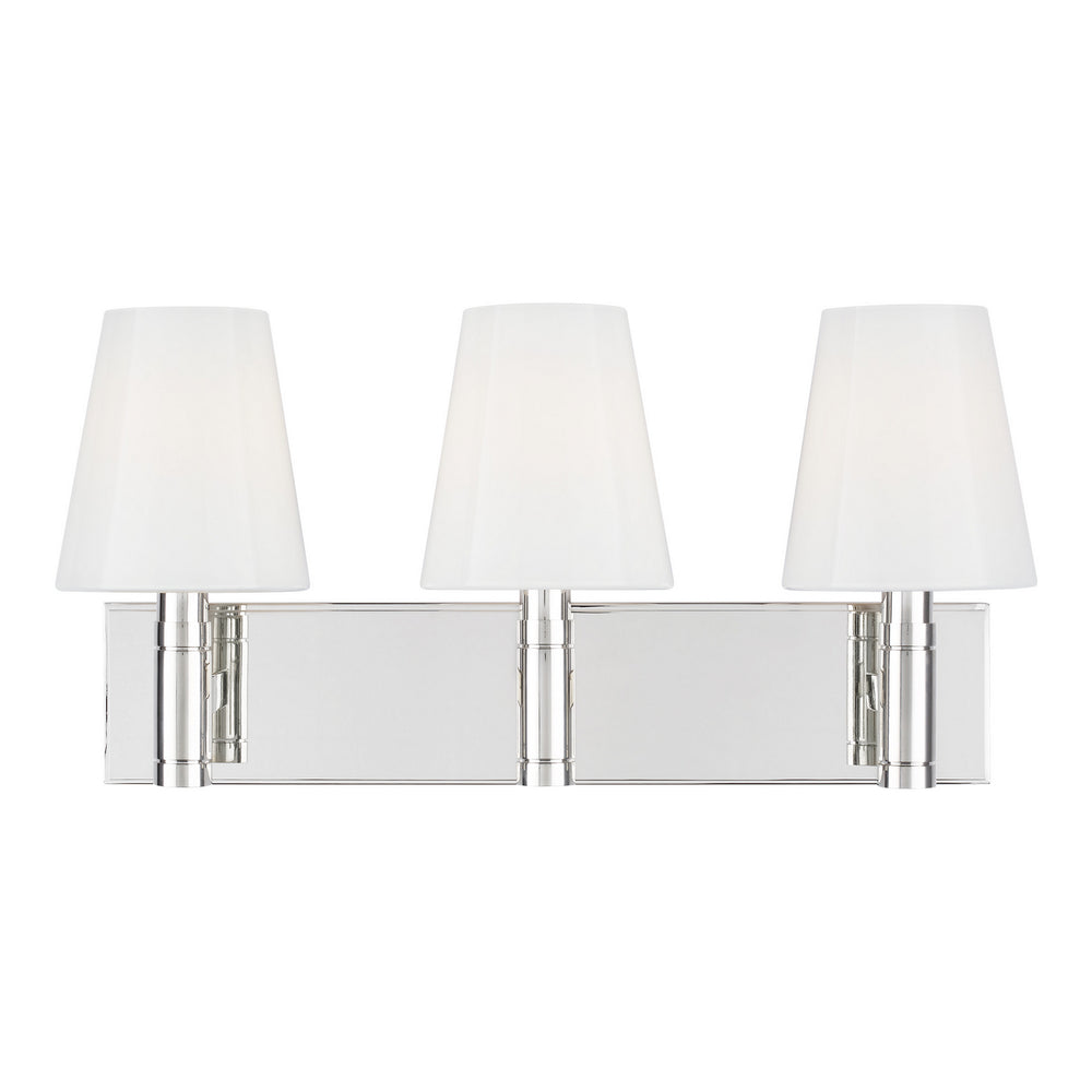 Visual Comfort Studio Canada - Three Light Vanity - Beckham Classic - Polished Nickel- Union Lighting Luminaires Decor