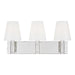 Visual Comfort Studio Canada - Three Light Vanity - Beckham Classic - Polished Nickel- Union Lighting Luminaires Decor