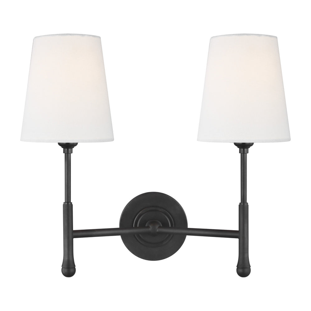 Visual Comfort Studio Canada - Two Light Wall Sconce - Capri - Aged Iron- Union Lighting Luminaires Decor