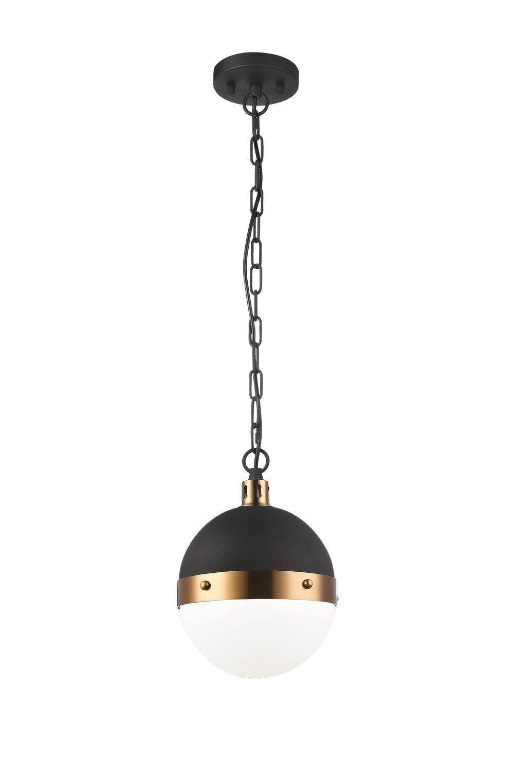 Matteo Canada - One Light Pendant - Torino - Aged Gold Brass- Union Lighting Luminaires Decor