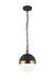 Matteo Canada - One Light Pendant - Torino - Aged Gold Brass- Union Lighting Luminaires Decor