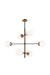 Matteo Canada - Six Light Chandelier - Enchant - Aged Gold Brass- Union Lighting Luminaires Decor