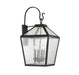 Savoy House Canada - Four Light Outdoor Wall Lantern - Woodstock - Black- Union Lighting Luminaires Decor
