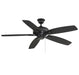 Meridian - 52" Ceiling Fan - Wind Star - Matte Black- Union Lighting Luminaires Decor