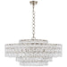 Visual Comfort Signature Canada - 12 Light Chandelier - Liscia - Burnished Silver Leaf- Union Lighting Luminaires Decor